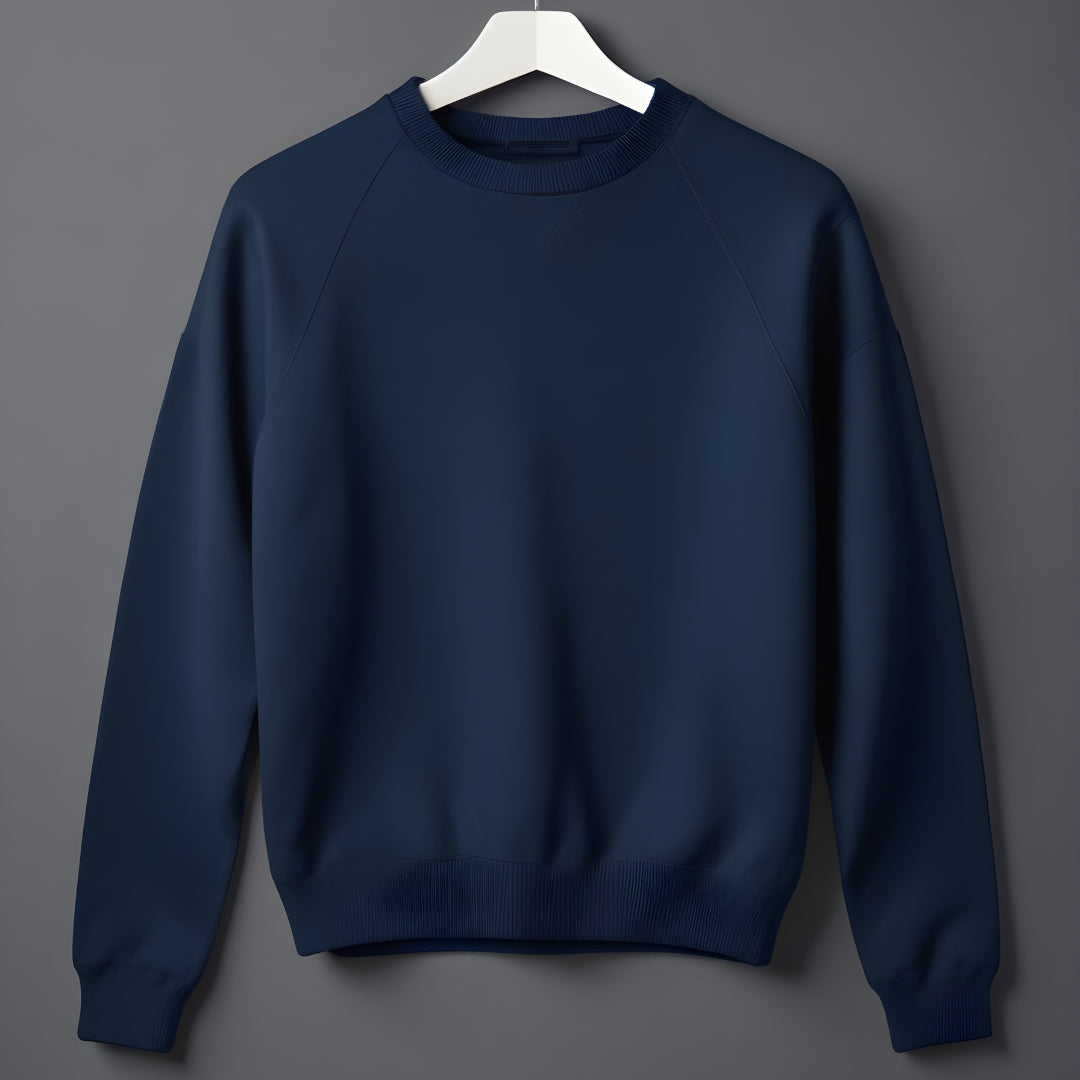 Sweatshirt - Navy Blue - The Shophaul Designs