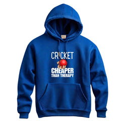 Cricket Cheaper than Therapy Hoodie - Unisex