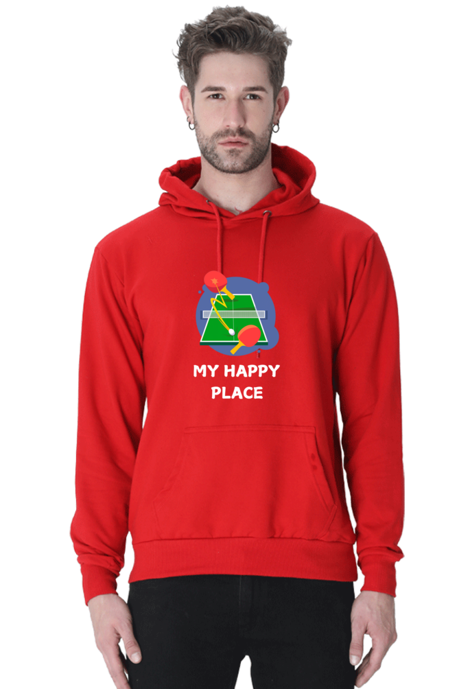 Table Tennis Happy Place Hoodie - Unisex