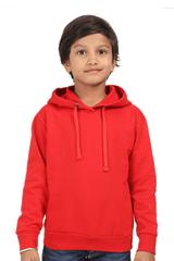 Kids Hooded Sweatshirt - Red 