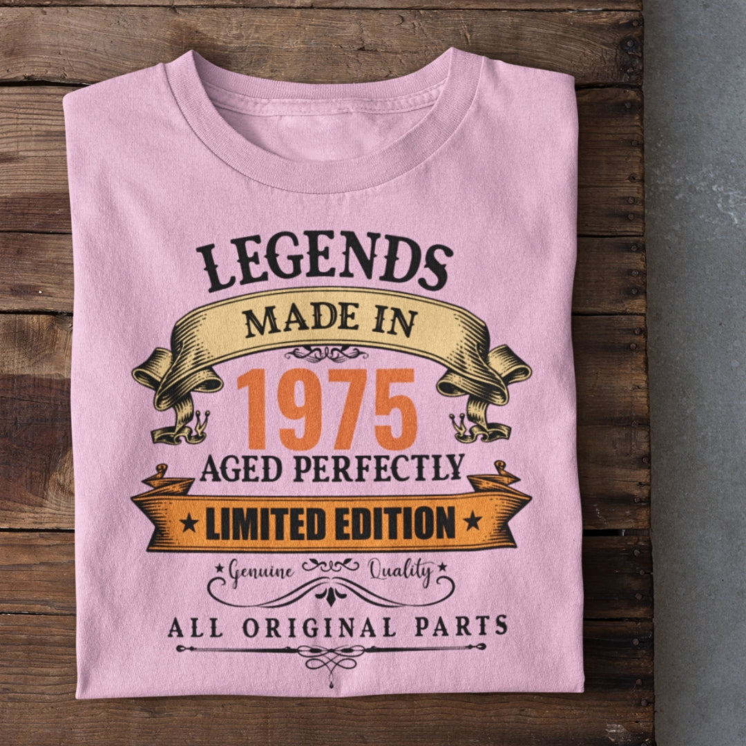 Legends Made in 1975 | 50 Years Birthday T-Shirt