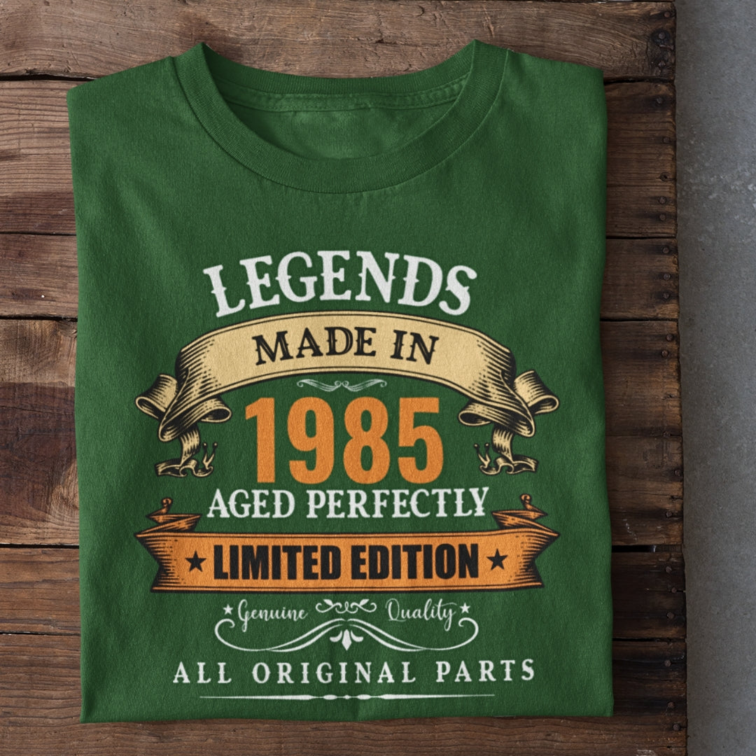 Legends Made in 1985 | 40 Years Birthday T-Shirt