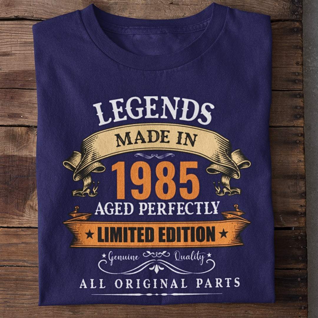 Legends Made in 1985 | 40 Years Birthday T-Shirt