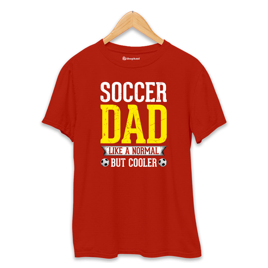 Soccer Dad T-Shirt  Brick-Red-XXL