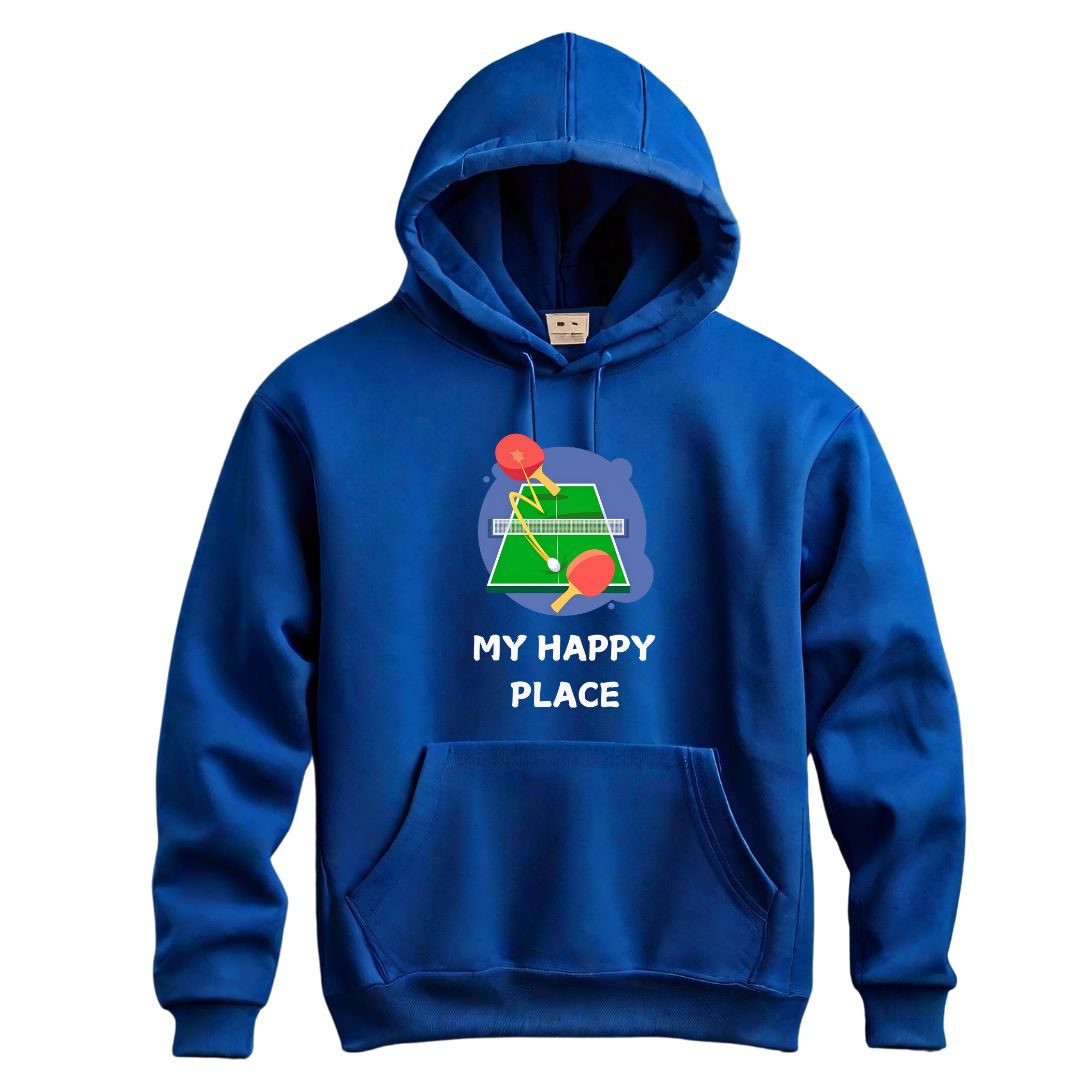 Table Tennis Happy Place Hoodie - Unisex