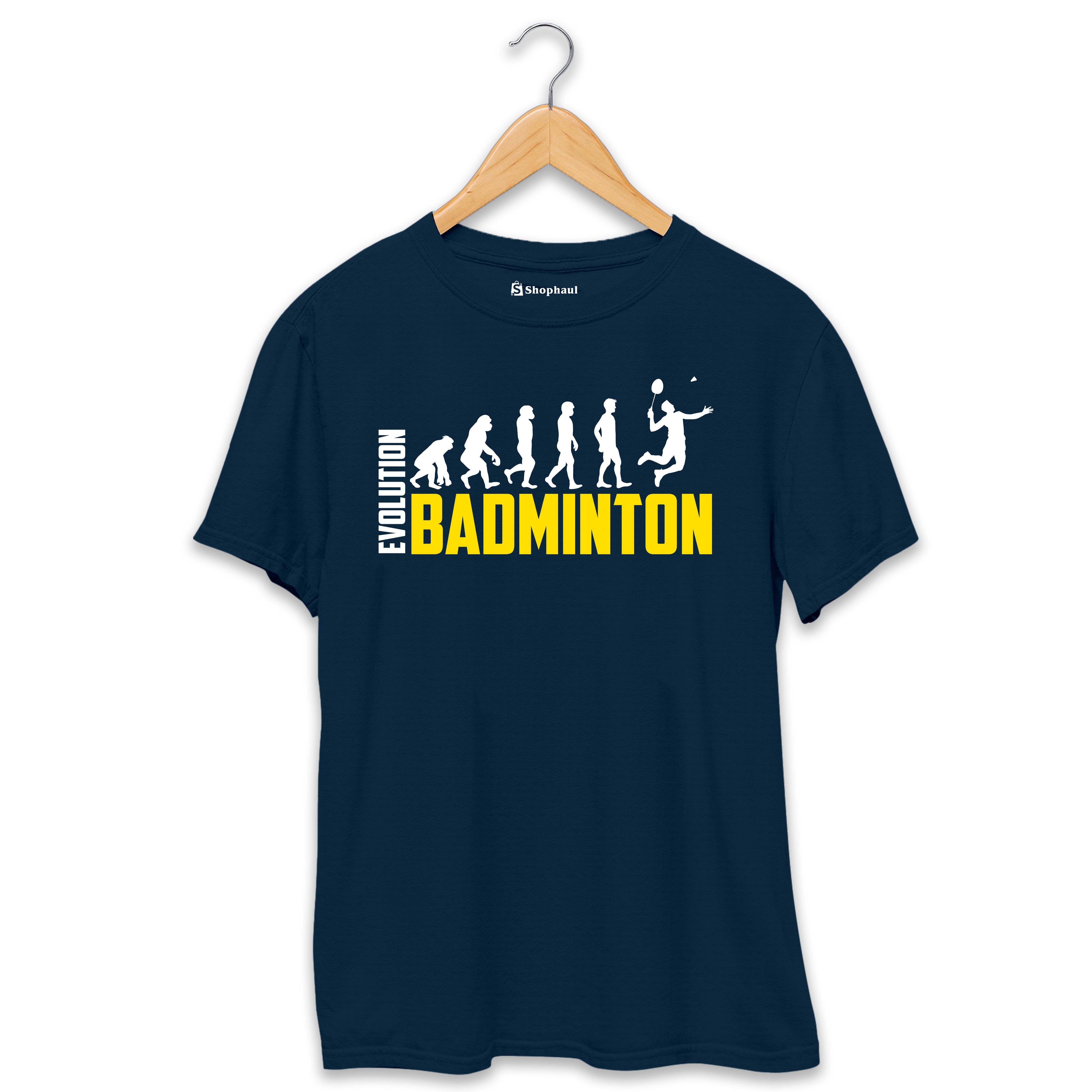 Badminton Evolution T-Shirt  Petrol-Blue-XXL