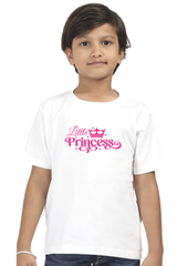 Kids Little Princess T-Shirt  White-5Yrs