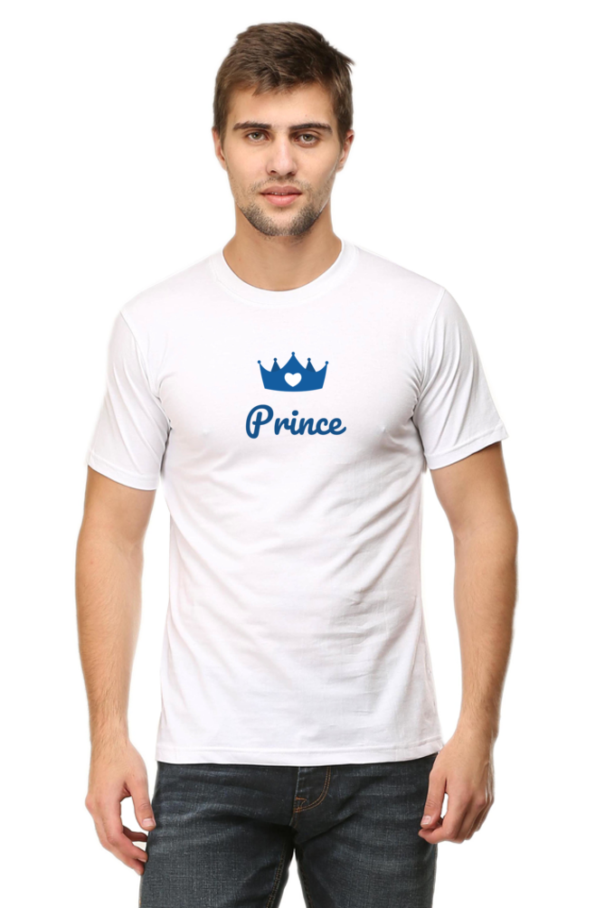 Prince Couple T-Shirt  White-XXL