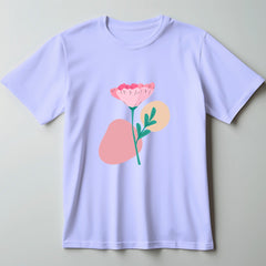 Pink Flower T-Shirt - The Shophaul Designs