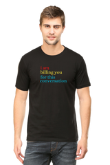 I am billing you for this Conversation Lawyer T-Shirt  Black-XXL