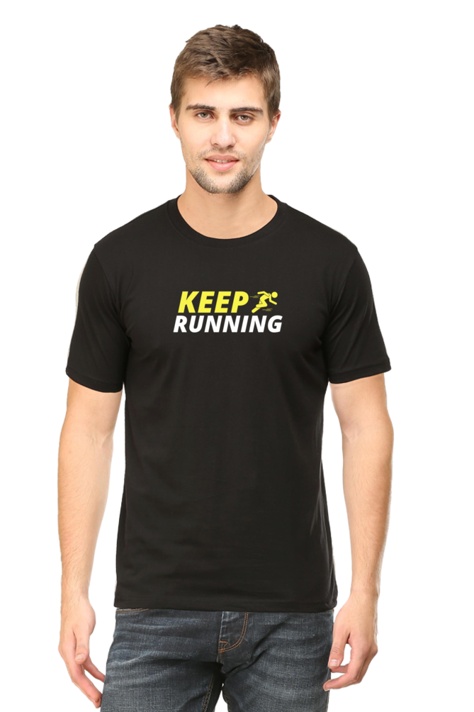 Keep Running T-Shirt  Black-L