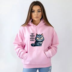 I don't like morning people cat Hoodie