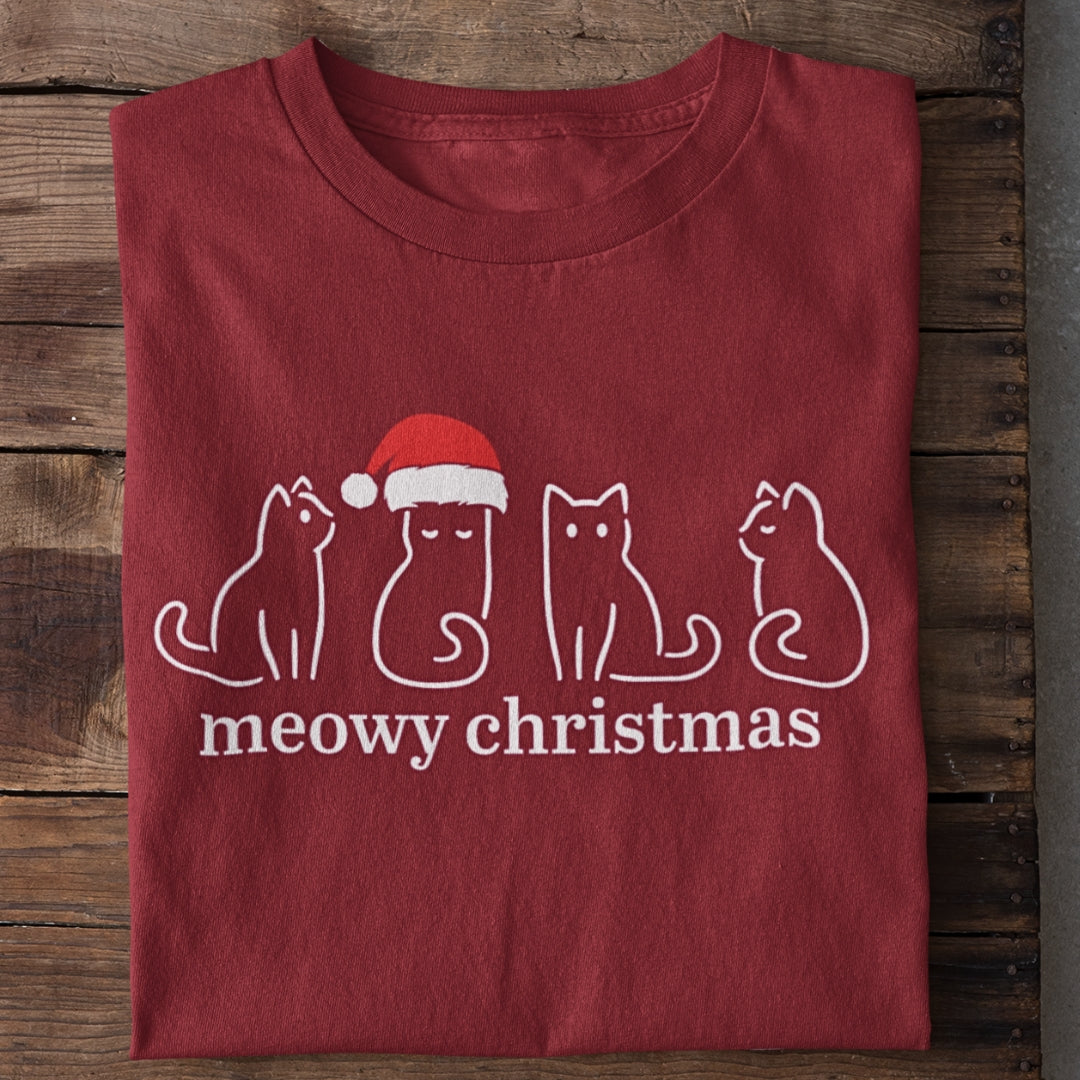 Meowy Christmas T-Shirt