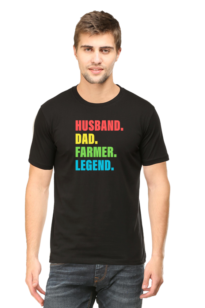 Husband Dad Farmer T-Shirt