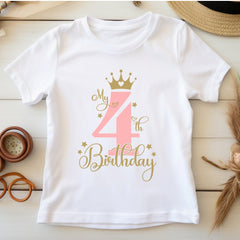 My 4th Birthday T-Shirt