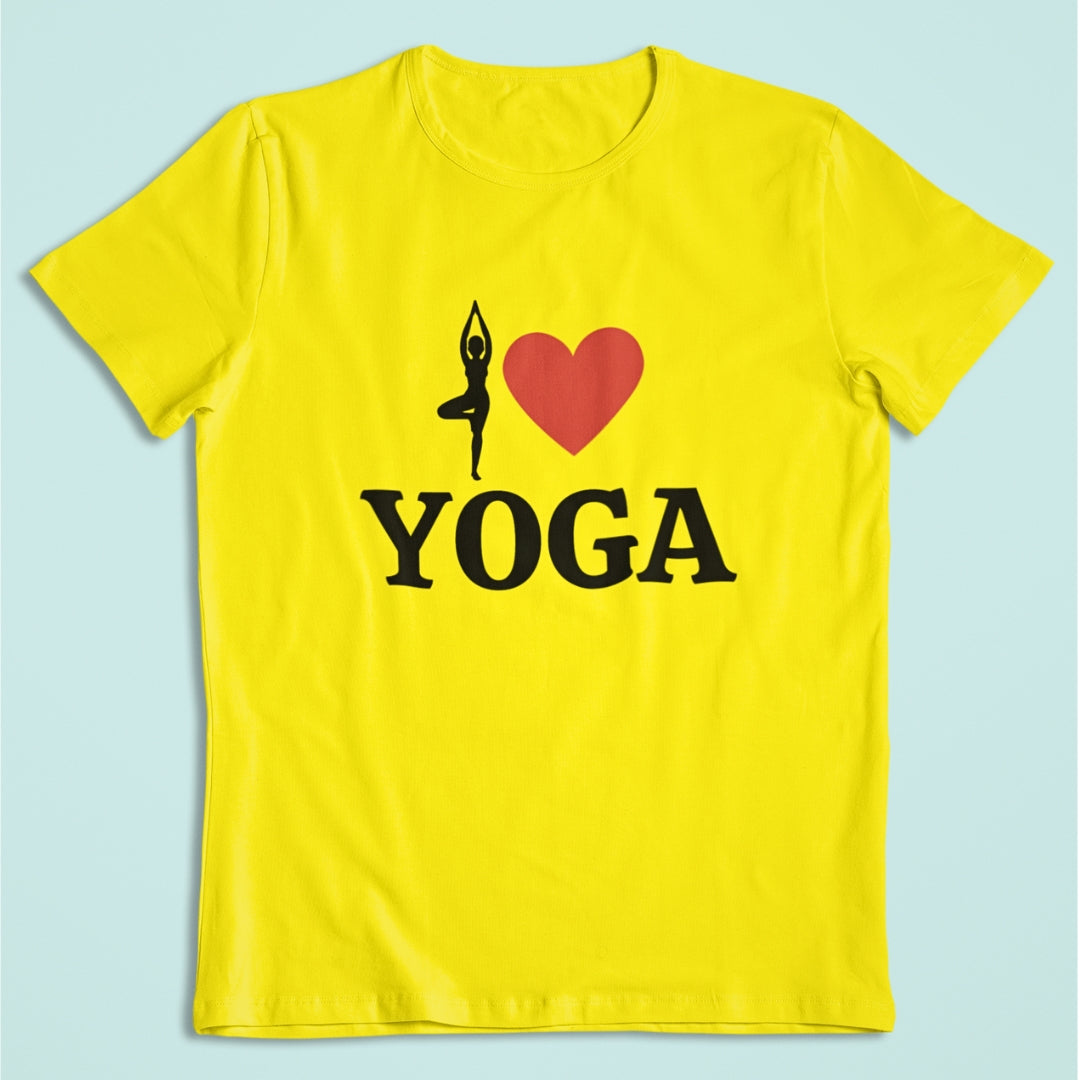 I Love Yoga T-Shirt - The Shophaul Designs