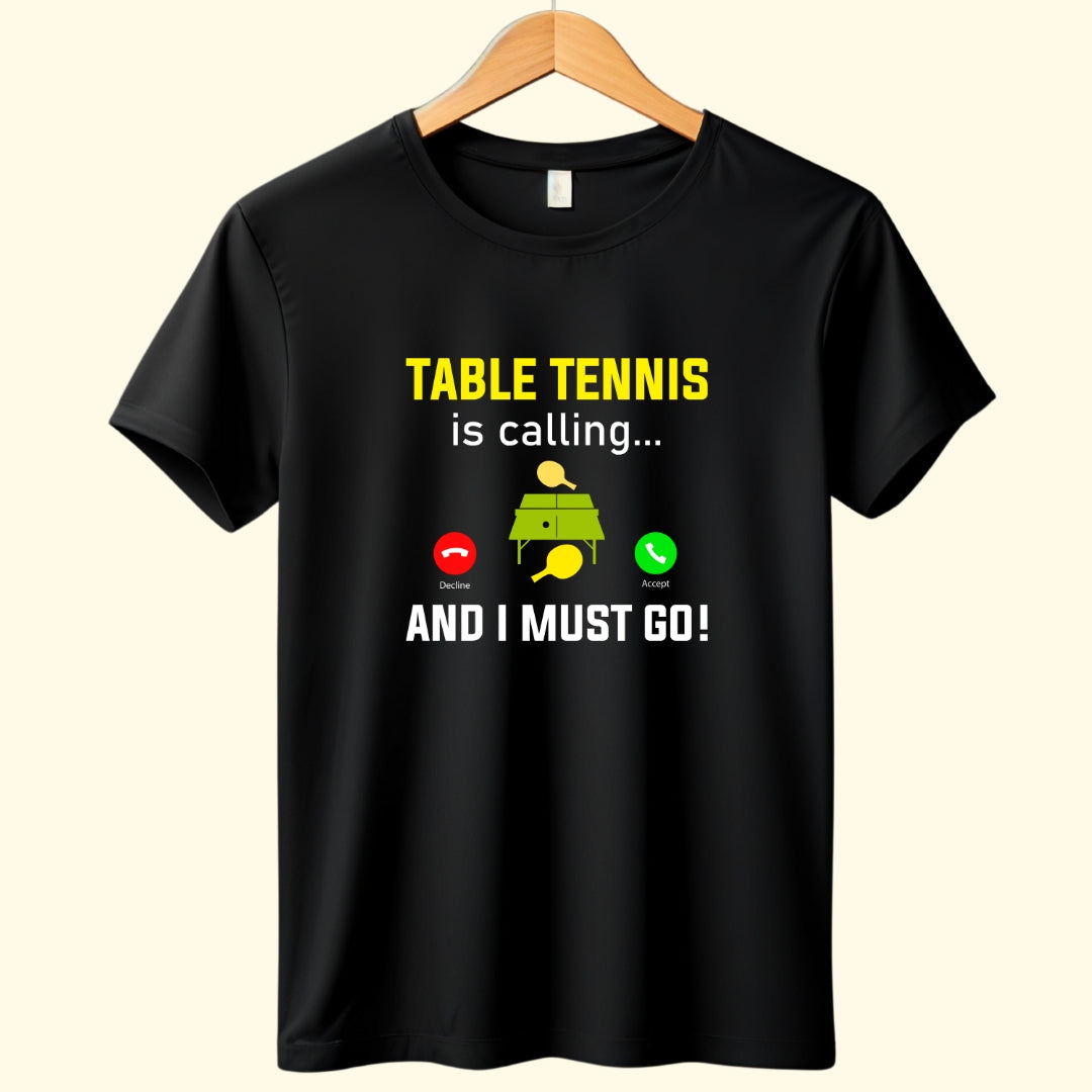 Table Tennis is Calling T-Shirt - The Shophaul Designs