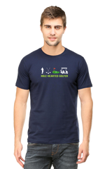 Hole Hearted Golfer T-Shirt  Navy-Blue-XXL