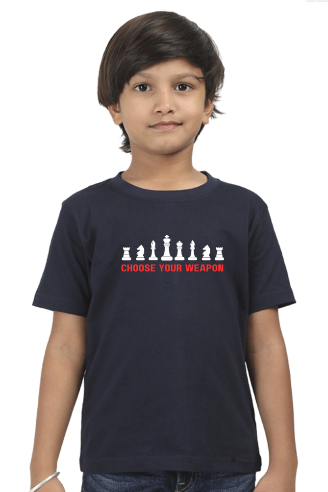 Kids Choose your Weapon T-Shirt - The Shophaul Designs