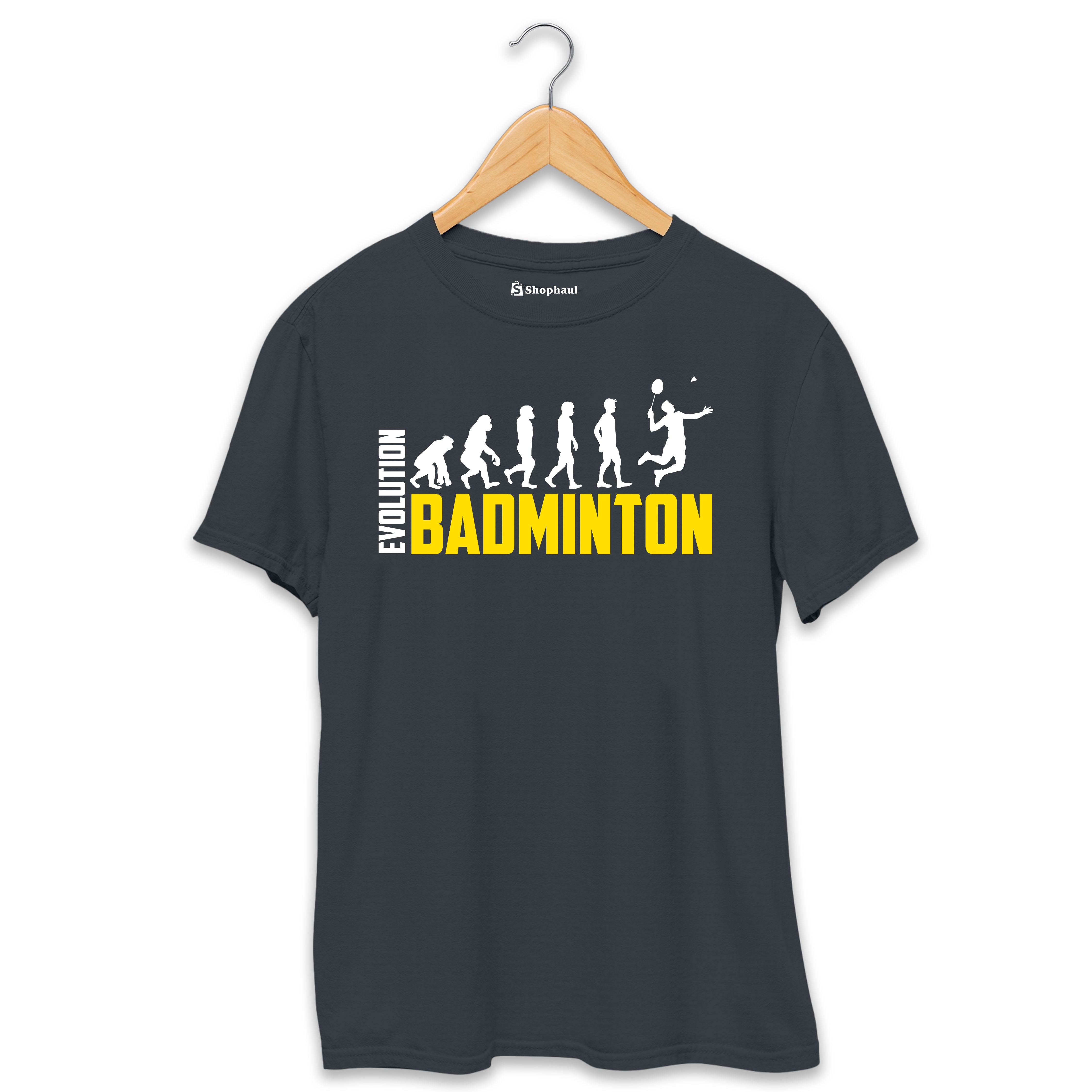 Badminton Evolution T-Shirt  Bottle-Green-XXL