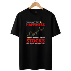 You Can't Buy Happiness Stock Market T-Shirt - The Shophaul Designs