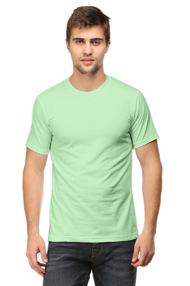 Jade Round Neck Plain  T-Shirt The Shophaul