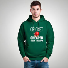 Cricket Cheaper than Therapy Hoodie - Unisex