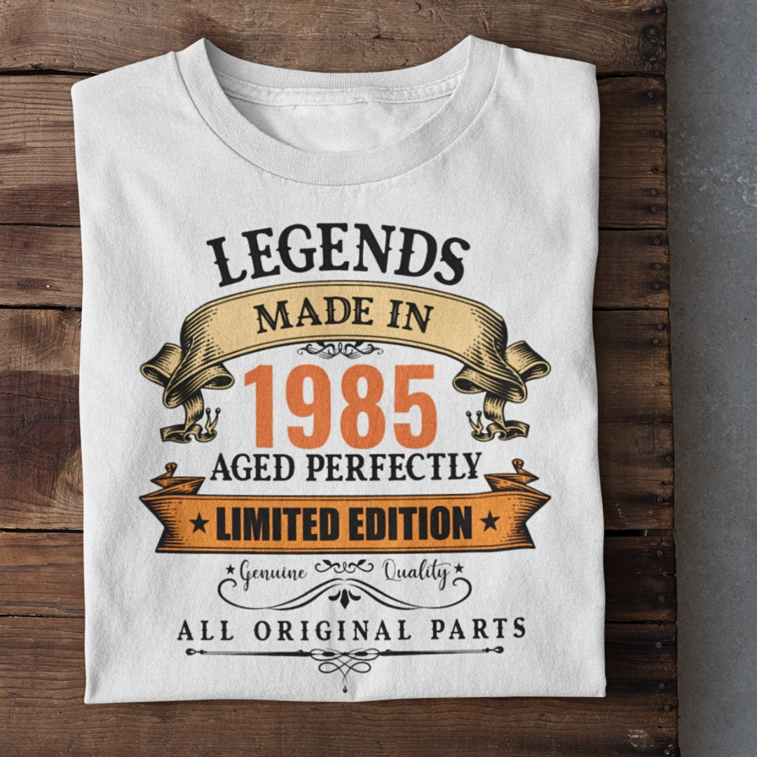 Legends Made in 1985 | 40 Years Birthday T-Shirt