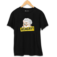 Hungry Cat Cooking T-Shirt