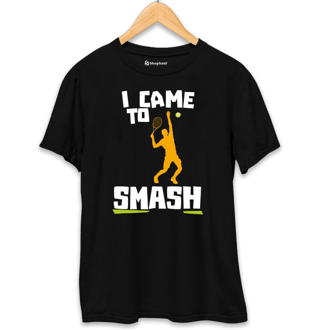 I came to Smash Tennis T-Shirt  Black-XXL