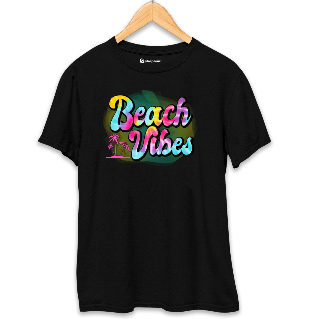 Beach Vibes T-Shirt  Black-XXL