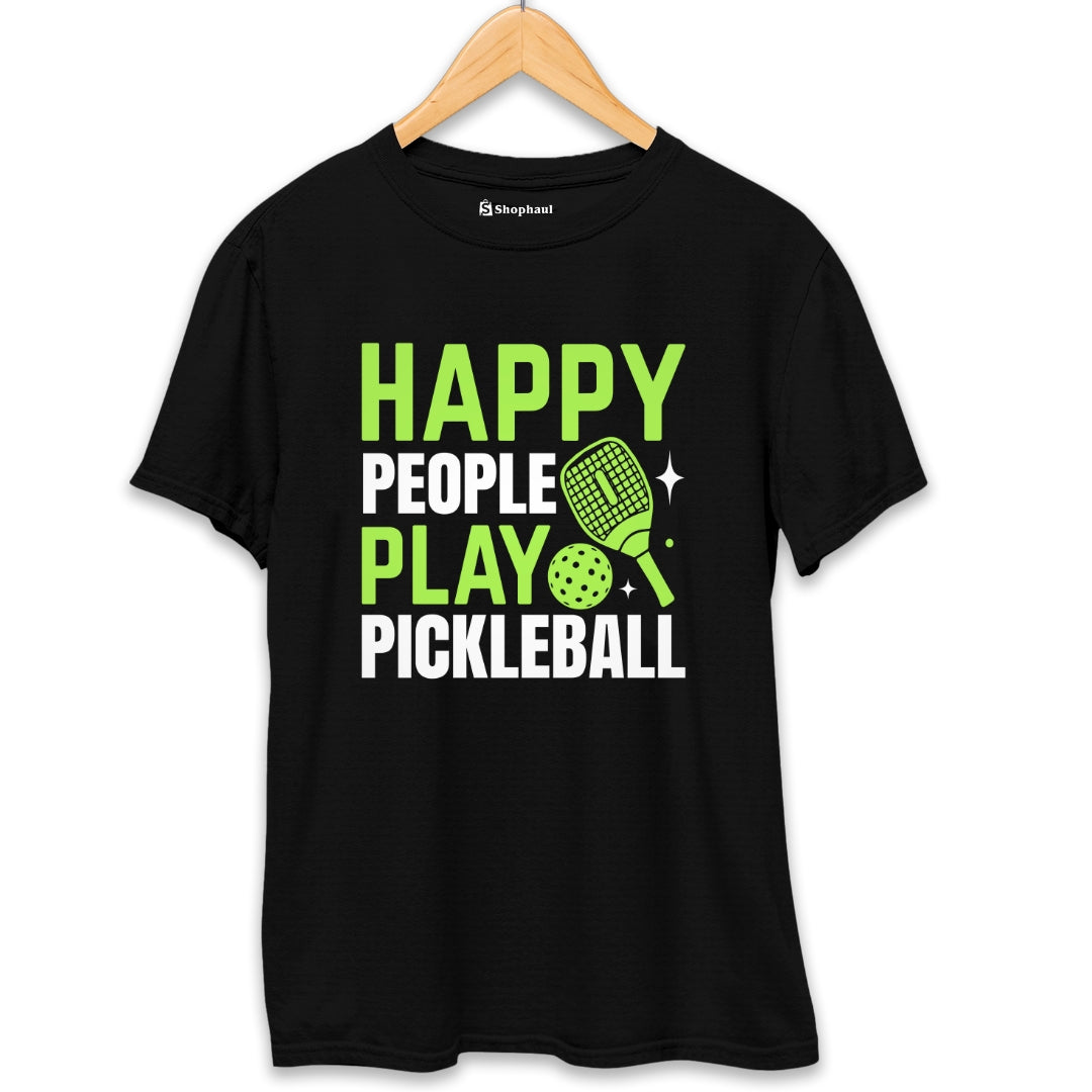 Happy People Play Pickleball T-Shirt