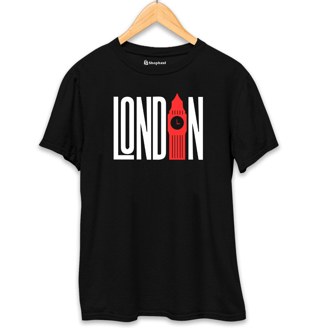 London T-Shirt  Black-XXL