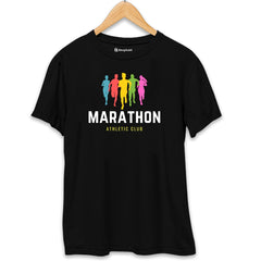 Marathon Club Running T-Shirt  Black-XXL