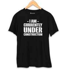 I am under Construction Gym T-Shirt  Black-XXL