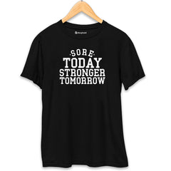 Sore Today Stronger Tomorrow Gym T-Shirt  Black-XXL