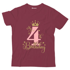 My 4th Birthday T-Shirt