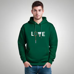 Unisex Love Badminton Hoodie - The Shophaul Designs