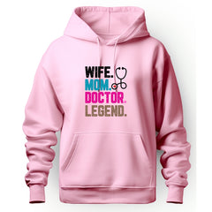 Wife Mom Doctor Hoodie - The Shophaul Designs