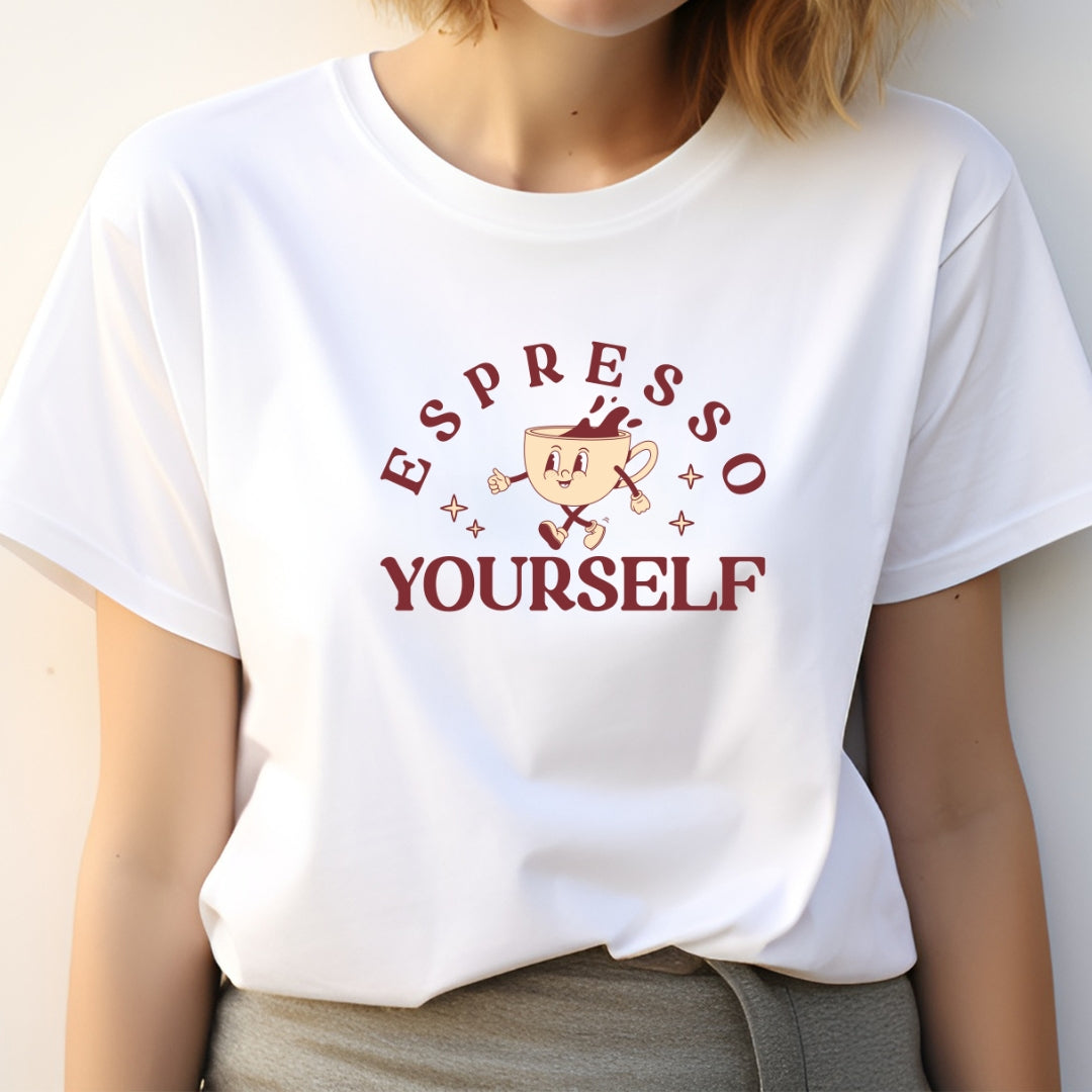 Espresso Yourself Coffee T-Shirt - The Shophaul Designs