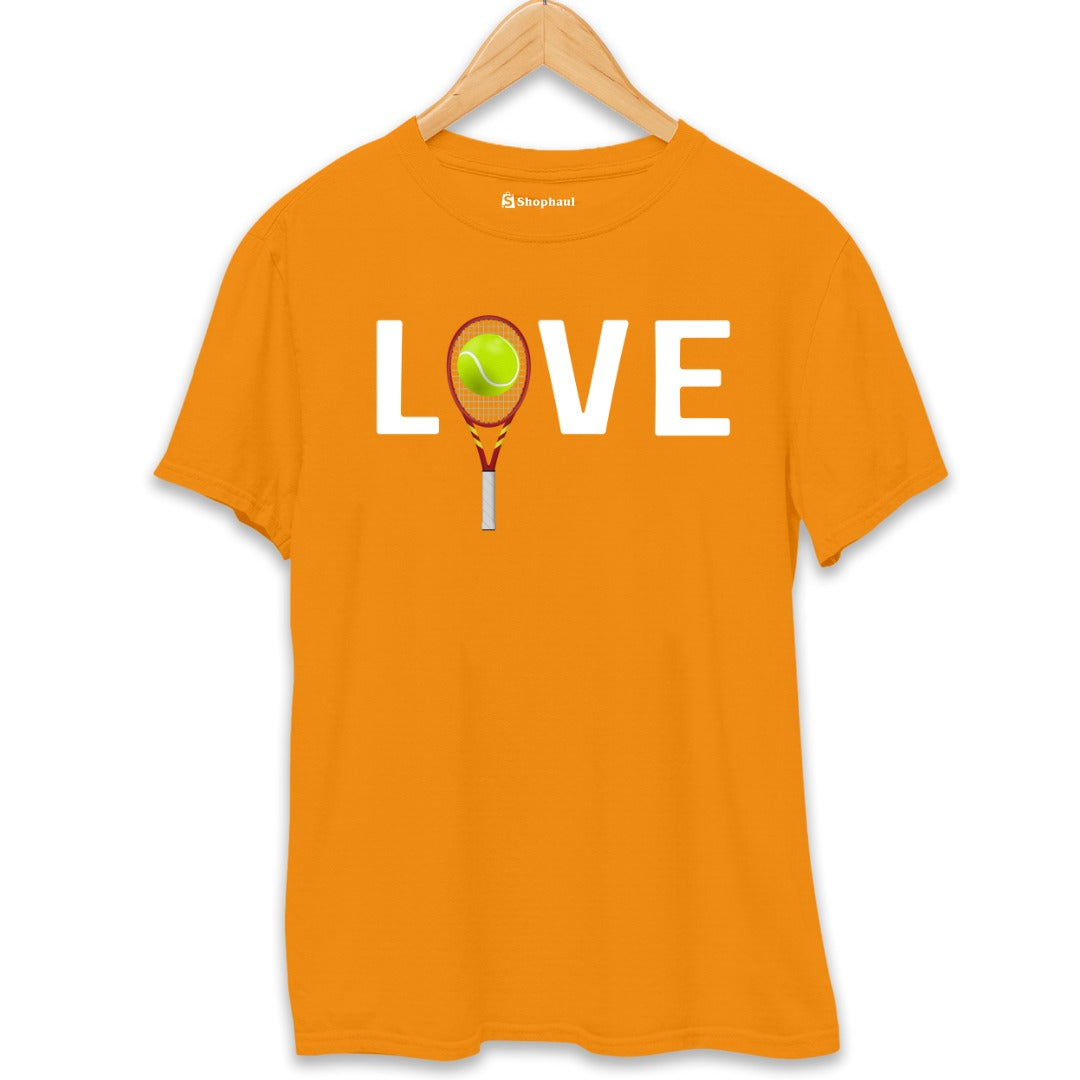 Love Tennis T-Shirt  Orange-XXL