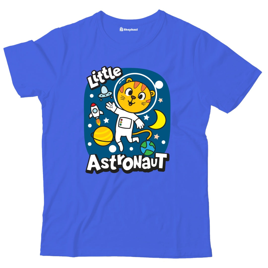 Kids Little Astronaut T-Shirt  Royal-Blue-13Yrs