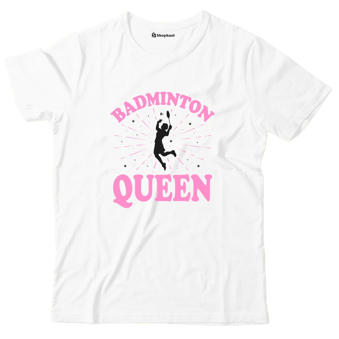 Kids Badminton Queen T-Shirt  13Yrs