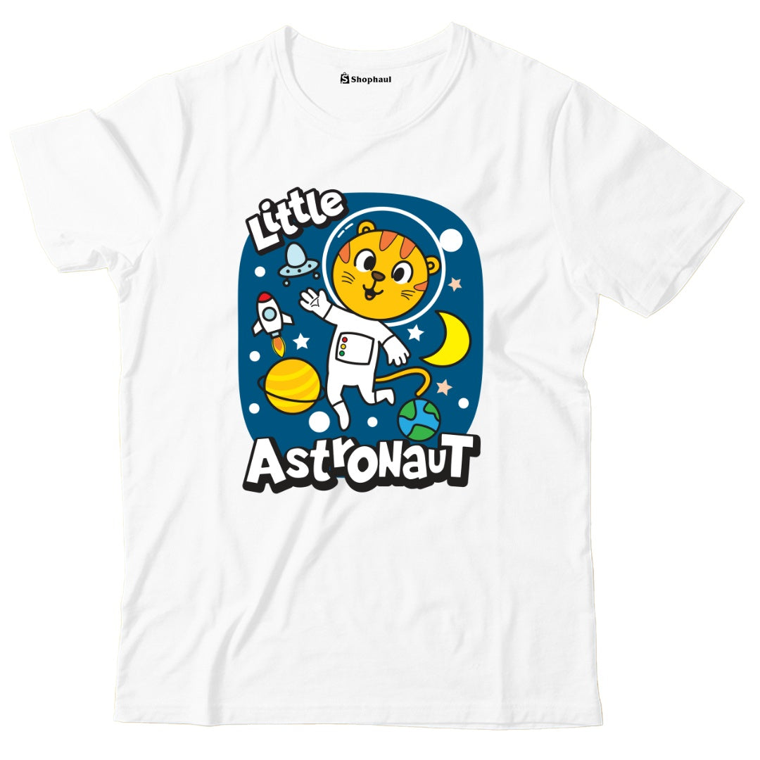 Kids Little Astronaut T-Shirt  White-13Yrs