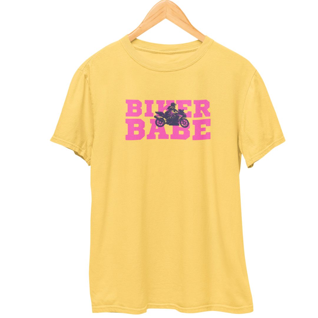 Biker Bebe Biker T-Shirt  Yellow-XXL