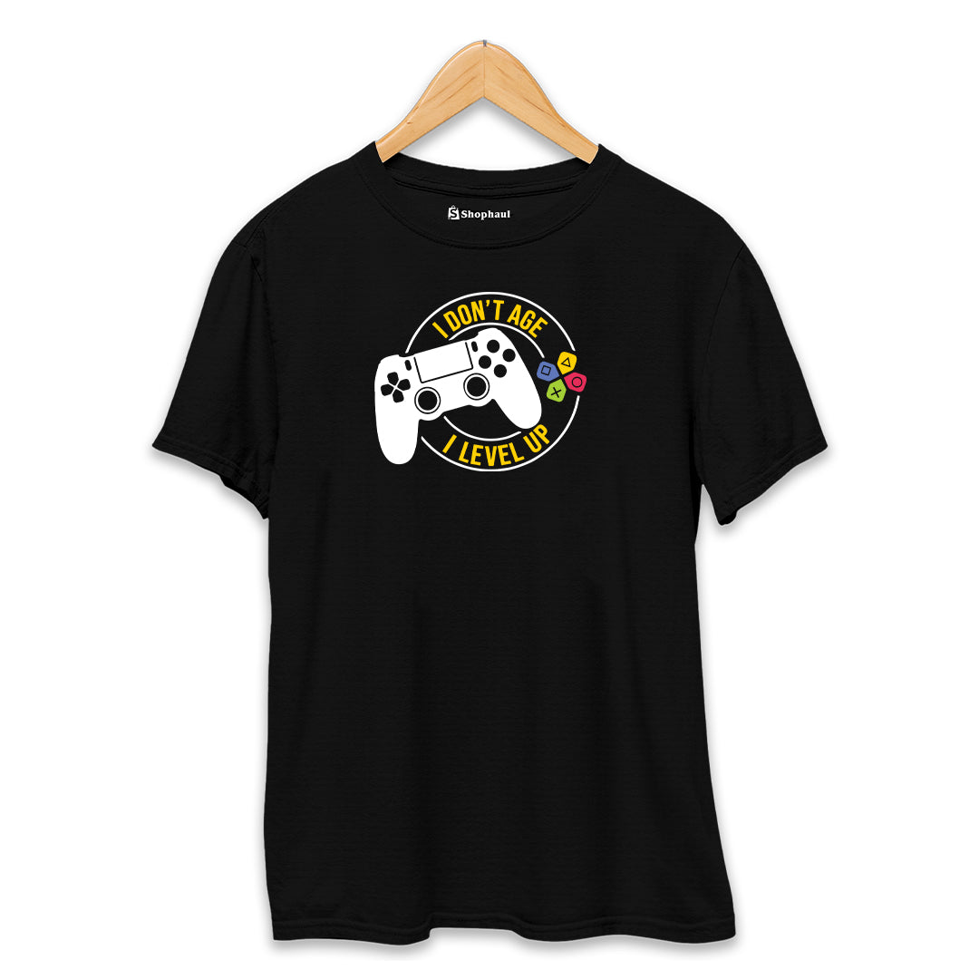 I Don't Age Gaming T-Shirt  Black-XXL