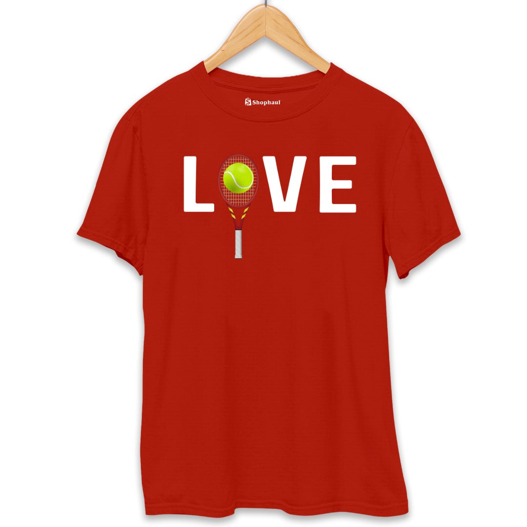 Love Tennis T-Shirt  Brick-Red-XXL