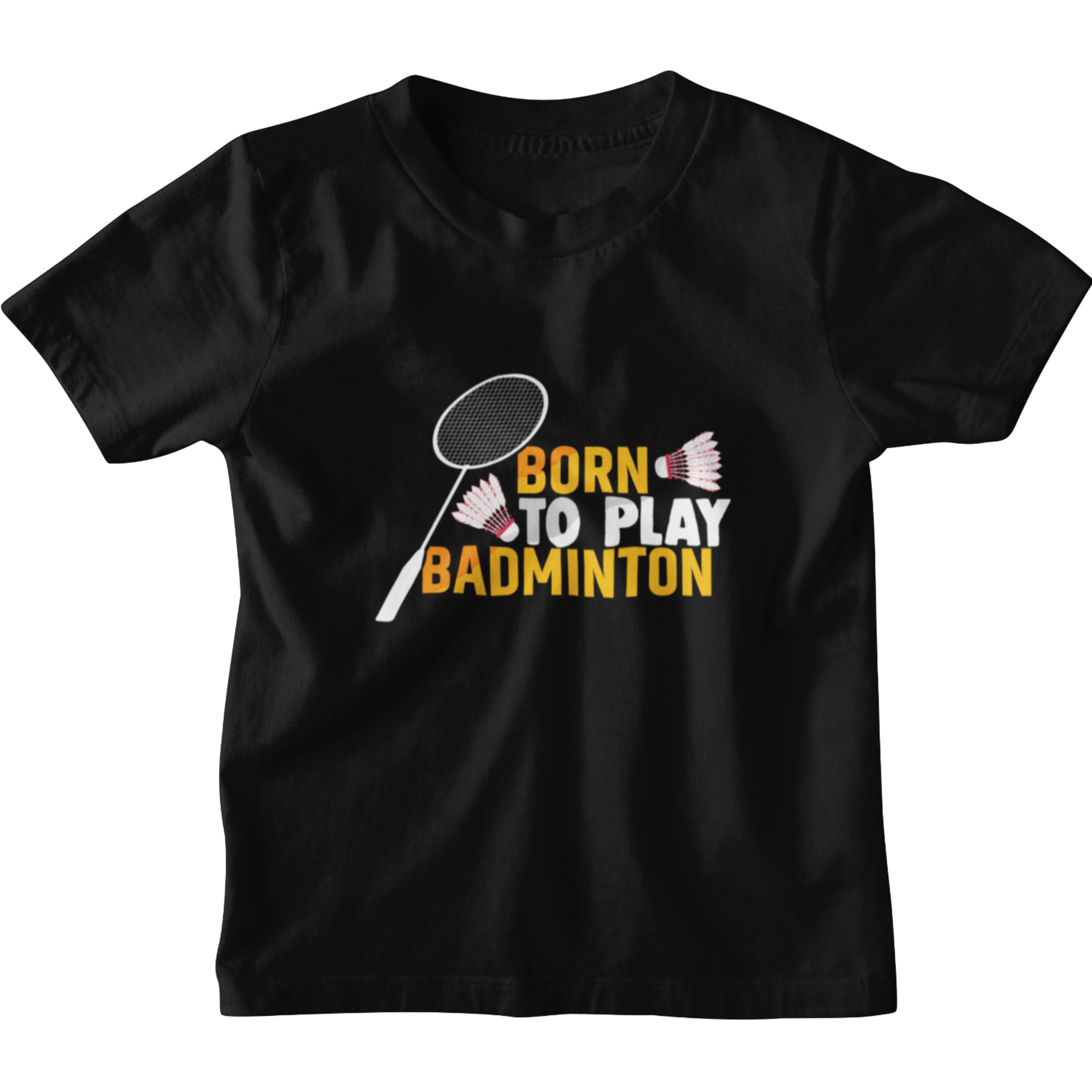 Kids Born to Play Badminton T-Shirt 