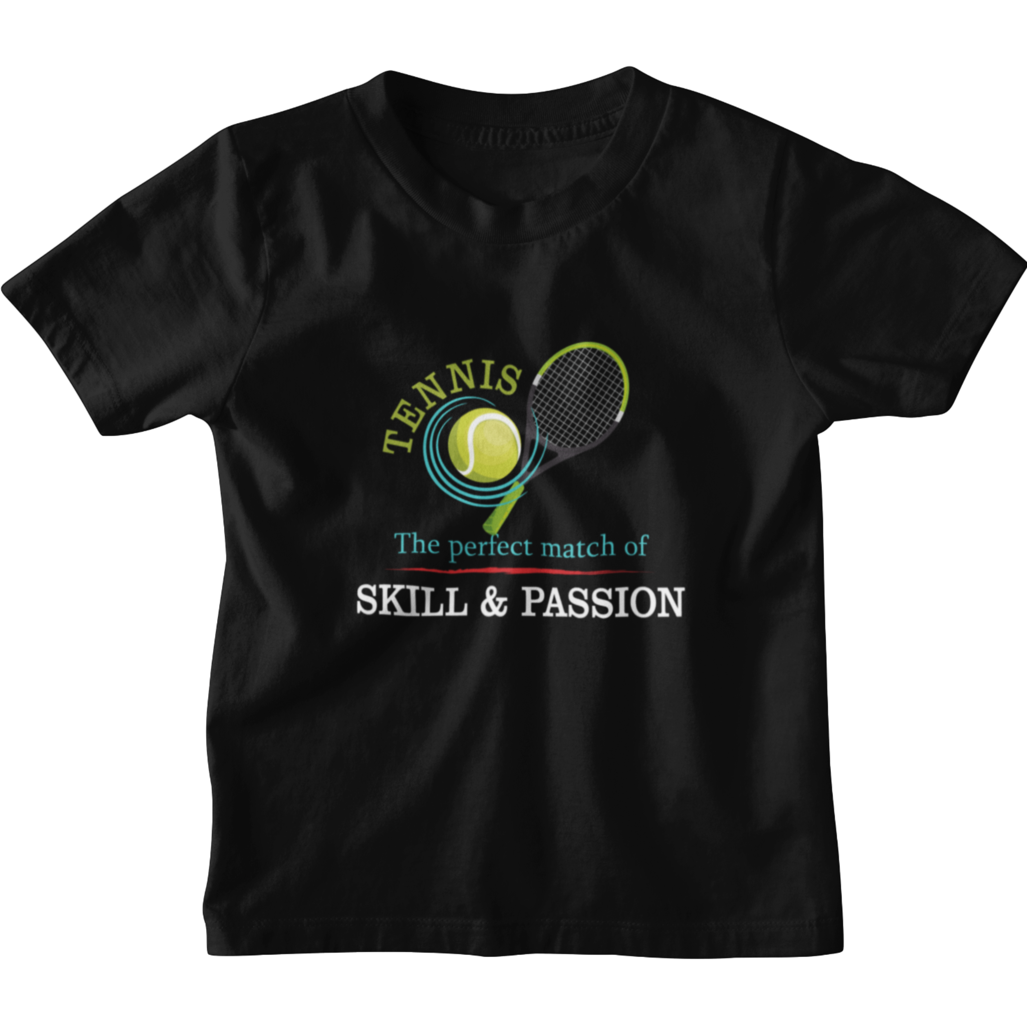 Kids Tennis is perfect match of Skill and Passion T-Shirt 