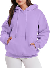 Unisex Plain Hoodie - Lavender